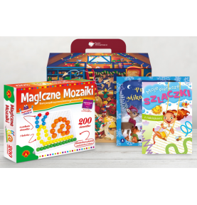 Paczka mikołajkowa dla dzieci 4+ z Magicznymi Mozaikami