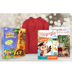 Paczka mikołajkowa dla dzieci 5+ z grą Wyzwanie w dżungli