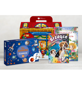 Paczka mikołajkowa dla dzieci 3+ z Loteryjką Kosmos