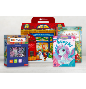 Paczka mikołajkowa dla dziewczynki 4+ z klockami Connect