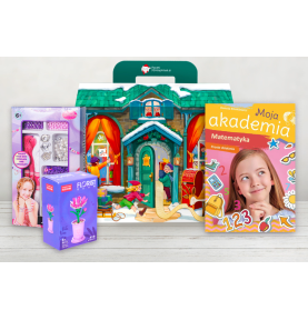 Paczka mikołajkowa dla dziewczynki 7+ z koralikami do nawlekania