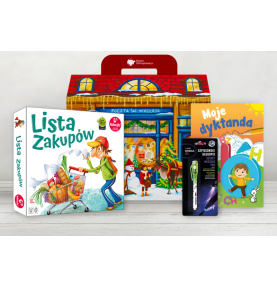 Paczka mikołajkowa dla dzieci 7+ z grą Lista zakupów