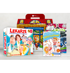 Paczka mikołajkowa dla dzieci 7+ z grą Lekarze