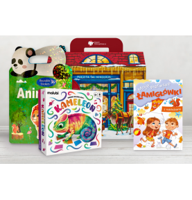 Paczka mikołajkowa dla dzieci 7+ z grą Jakiego Koloru Jest Kameleon?