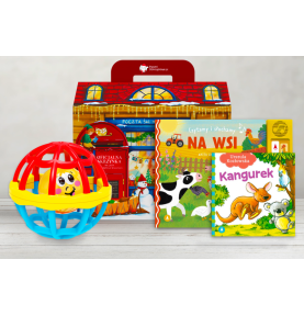 Paczka mikołajkowa dla dzieci ze żłobka z książką