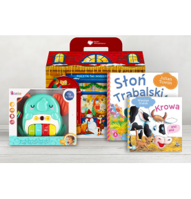 Paczka mikołajkowa dla dzieci ze żłobka z Muzycznym Słonikiem