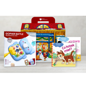 Paczka mikołajkowa dla dzieci 3+ z grą Słonik z młoteczkiem