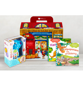 Paczka mikołajkowa dla dzieci 3+ z muzycznym telefonikiem