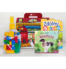 Paczka mikołajkowa dla dzieci ze żłobka 2+ z klockami konstrukcyjnymi K2