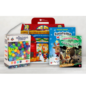 Paczka mikołajkowa dla dzieci 6+ z klockami Małych Geniuszy
