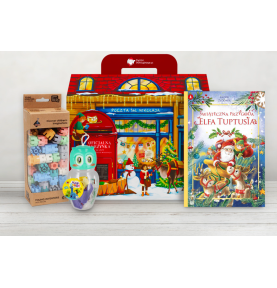 Paczka mikołajkowa dla dzieci 4+ z klockami Małych Geniuszy