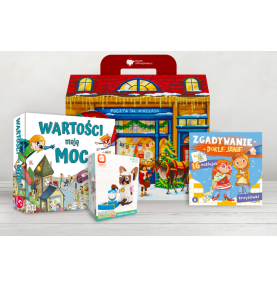 Paczka mikołajkowa dla dzieci 6+ z grą Wartości mają moc