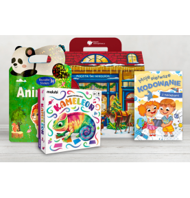 Paczka mikołajkowa dla dzieci 6+ z grą Jakiego Koloru Jest Kameleon?