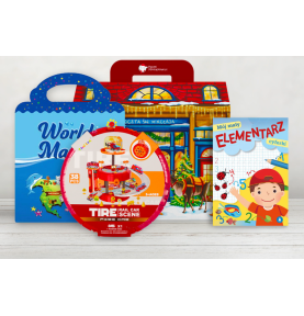 Paczka mikołajkowa dla chłopca 5+ z rozkładanym parkingiem