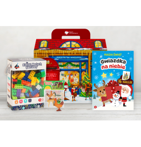 Paczka mikołajkowa dla dzieci 5+ z klockami Małych Geniuszy