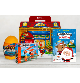 Paczka mikołajkowa dla chłopca 6+ z dinozaurem do skręcania