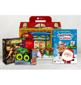 Paczka mikołajkowa dla chłopca 4+ z autem terenowym