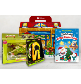 Paczka mikołajkowa dla chłopca 3+ z figurkami Dinozaury