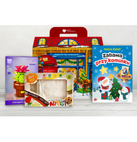 Paczka mikołajkowa dla dziewczynki 6+ z klockami konstrukcyjnymi Kwiaty