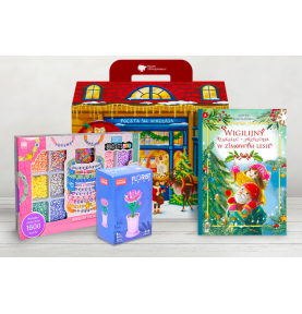 Paczka mikołajkowa dla dziewczynki 6+ z koralikami do nawlekania