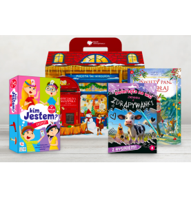 Paczka mikołajkowa dla dzieci 5+ z grą Kim jestem? Ekspert.