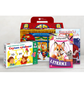 Paczka mikołajkowa dla dzieci 6+ z puzzlami edukacyjnymi Czytam Sylabami