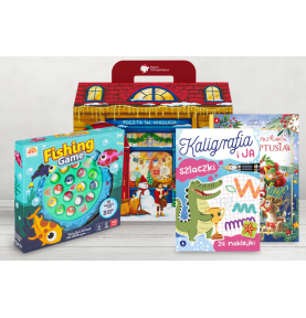 Paczka mikołajkowa dla dzieci 4+ z grą Łowienie Rybek