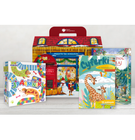 Paczka mikołajkowa dla dzieci 5+ z grą Jaaamniki