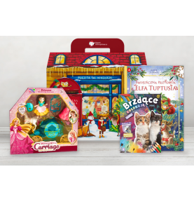 Paczka mikołajkowa dla dziewczynki 4+ z lalką Księżniczka z karocą