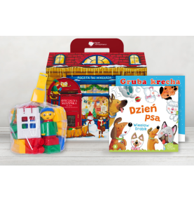 Paczka mikołajkowa dla dzieci ze żłobka 2+ z klockami konstrukcyjnymi K3