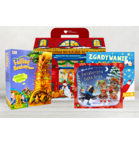 Paczka mikołajkowa dla dzieci 5+ z grą Wyzwanie w dżungli