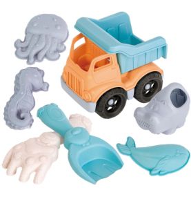WOOPIE Zestaw do Piasku z Samochodzikiem 7 el. BIODEGRADOWALNY ORGANICZNY MATERIAŁ