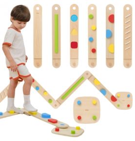 VIGA Drewniana Równoważnia Modułowa Tor Ścieżka Sensoryczna