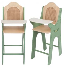 CLASSIC WORLD Drewniane Wysokie Krzesełko do Karmienia Vintage