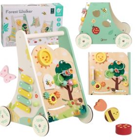 CLASSIC WORLD Drewniany Pchacz Multifunkcyjny 8w1 "Leśny Chodzik"